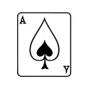 qos queen of spades tattoo design idea