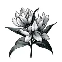 Hyacinth tattoo design idea