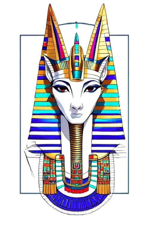 egyptian gods anubis egiptian god tattoo design idea