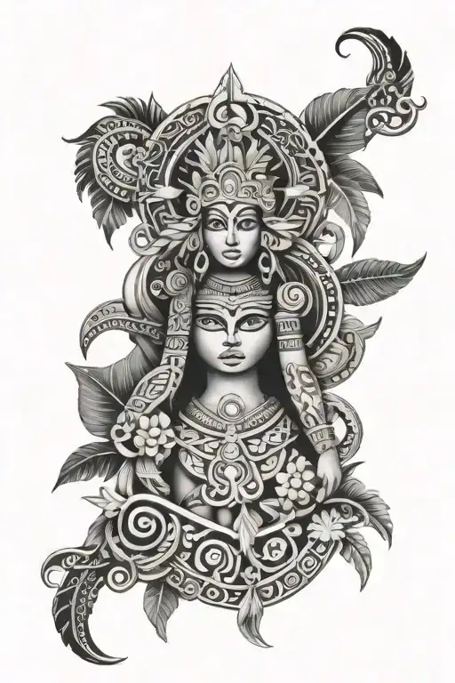 Polynesia tattoo design idea
