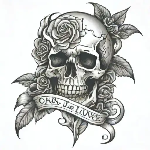 we can live forever tattoo design idea