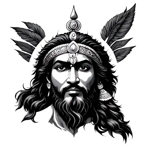 Mahabharat tattoo design idea