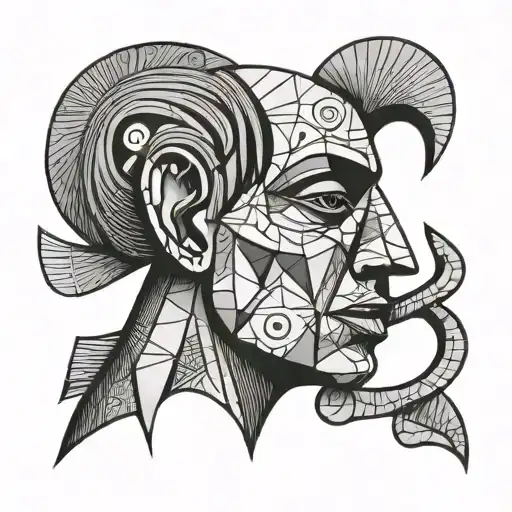 Picasso tattoo design idea