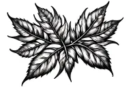 Laurel leaf, upper arm tattoo for men tattoo design idea