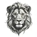 simba lion king tattoo design idea