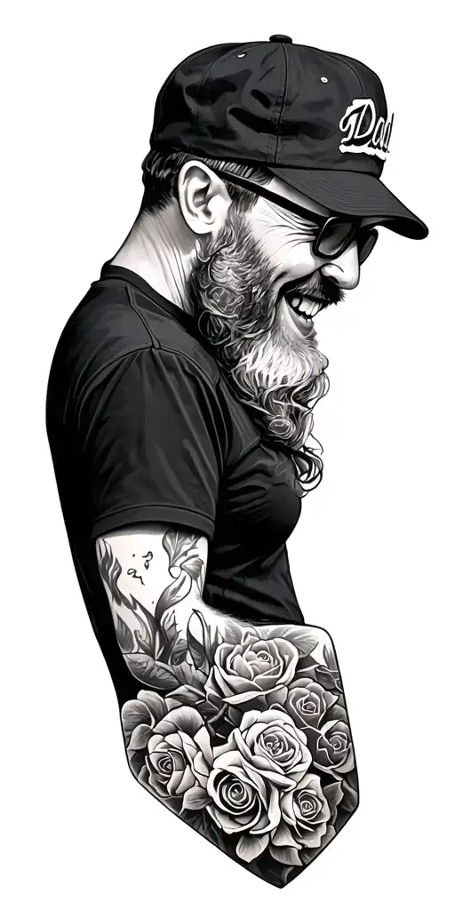Dad tattoo design idea