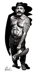 Dad tattoo design idea