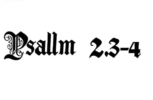 "Psalm 23:4" tattoo design idea