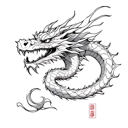 yakuza sleeve tattoo dragon tattoo design idea