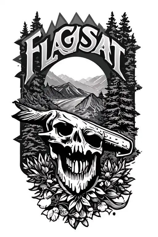 Flagstaff, the tattoo design idea