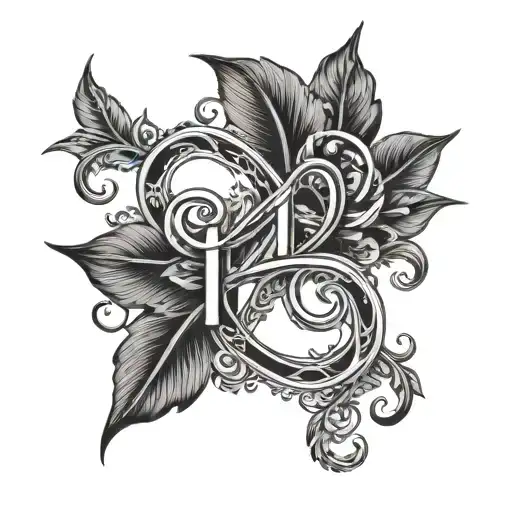 Fine line tattoo with the word POTO, the two letters O should fit in one infinity sign tattoo design idea