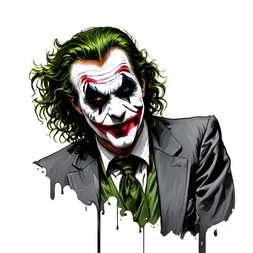 joker why so serious tattoo design idea