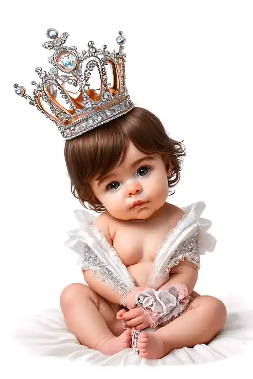 Sissy adult baby tiara princess crown with diaper fetishist meant tattoo design idea