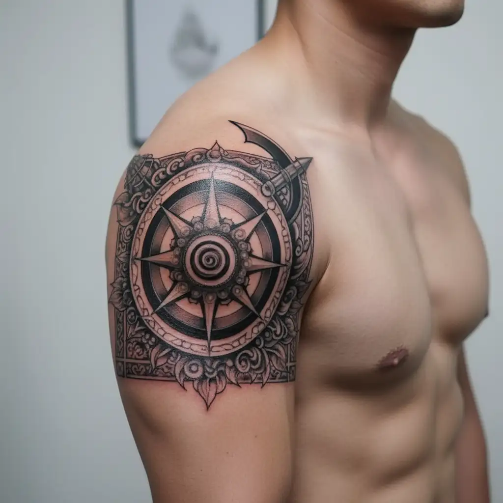 Karnan from Mahabharat  tattoo design idea