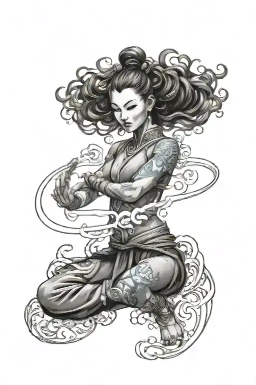 last air bender tattoo design idea