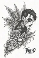 frank iero tattoo design idea