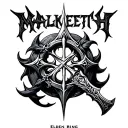 "Maliketh Blade" Elden Ring tattoo design idea