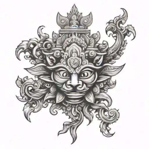 nepal tattoo design idea