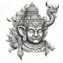 nepal tattoo design idea