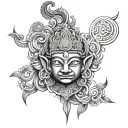 nepal tattoo design idea