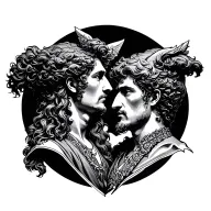 Castor And Pollux tattoo design idea