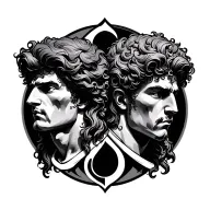 Castor And Pollux tattoo design idea