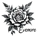 Evermore tattoo design idea
