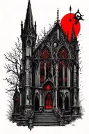 gothic architecture style tattoo tattoo design idea