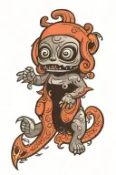 the binding of isaac guppy tattoo design idea