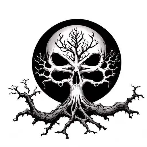 Poison Tree tattoo design idea