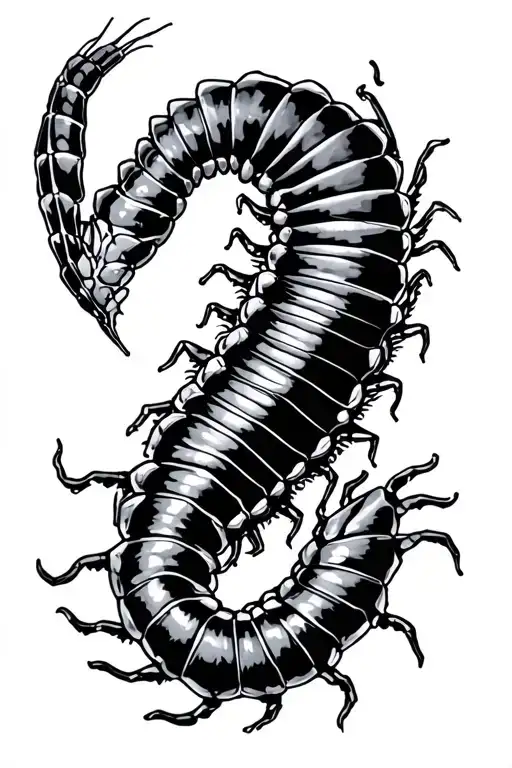 centipede japanese style tattoo tattoo design idea