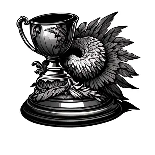 the world is yours trophy from scarface tattoo design idea