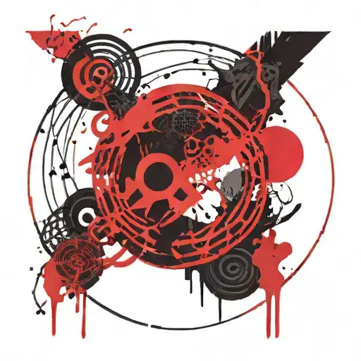 enso circle tattoo design idea