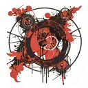 enso circle tattoo design idea