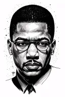 Malcolm X tattoo design idea