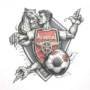 arsenal football club tattoo design idea