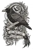 To create a tattoo with the text "all my life with pain, but never giving up" in the style of the movie "Raven", you can use the following elements::  1. * * Font**: The font must be Gothic, dark, and similar to the one used in the movie. For example, the font "Neo Gothic" or "Gotham". 2. * * Color scheme**: The traditional colors for "Raven" are black, white, and red. 3. * * Location**: These tattoos are usually placed on the chest, back, or arms.  ** Sample design**: - * * Font**: "Neo Gothic" - **Color**: Black text on a white background with red accents. - **Composition**: Text can be placed in the center, surrounded by thin lines that resemble the wings of a raven.  ** Sample code for creating a Crow-shaped tattoo in the Adobe Illustrator image editor:**  ```svg <svg height="100" width="100">   <defs>     <filter id="drop-shadow" x="0" y="0" width="200%" height="200%">       <feGaussianBlur stdDeviation="10" />       <feOffset dx="4" dy="4" />       <feSpecularLighting specularColor="#fff" specularExponent="10" lighting-color="#000">         <fePointLight x="-1000" y="-1000" z="1000" />       </feSpecularLighting>     </filter>   </defs>   <text filter= "url(#drop-shadow) "style=" font-family: 'Neo Gothic', sans-serif; font-size: 40px; fill: #000;"> all my life with pain, but never giving up < / text> < / svg> `` This code will create a simple but effective "Crow" style tattoo. tattoo design idea