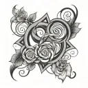 Polyamory tattoo design idea