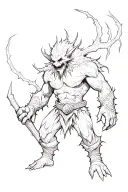 Warhammer blood bowl treeman tattoo design idea