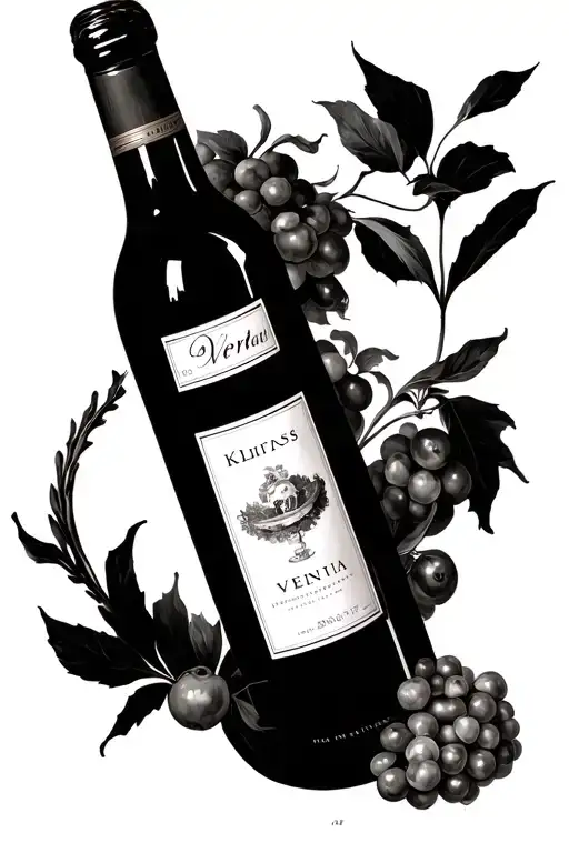 In VertaS Secession wine from Vienna Klimt tattoo design idea