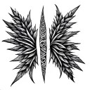 Ogham tattoo design idea