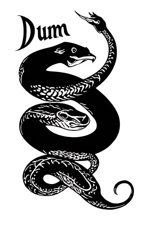 "Dum spiro spero" tribal, libra, snake tattoo tattoo design idea