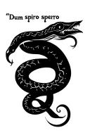 "Dum spiro spero" tribal, libra, snake tattoo tattoo design idea
