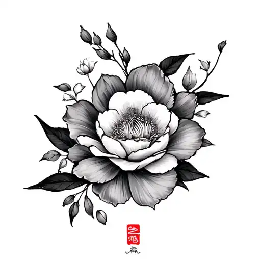Korean tattoo design idea