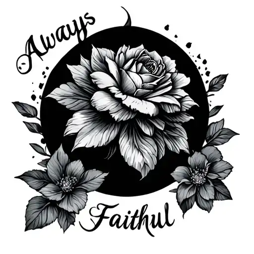 Always Faithful tattoo design idea