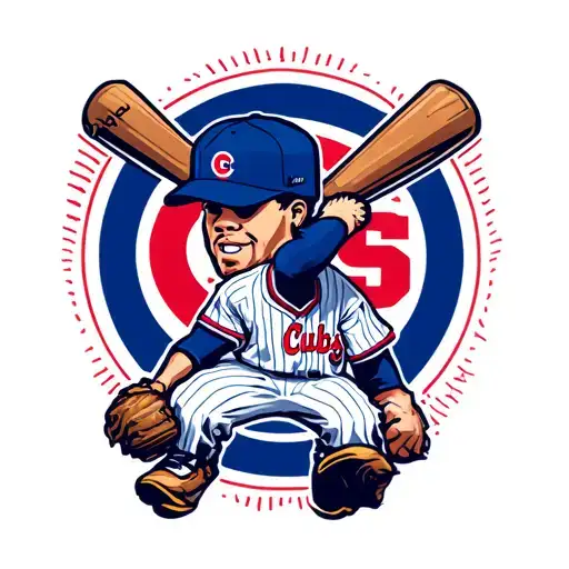 baseball chicago cubs tattoo design idea