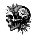 Ketamine tattoo design idea