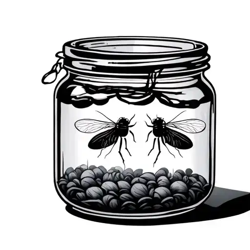 Jar Of Flies tattoo design idea