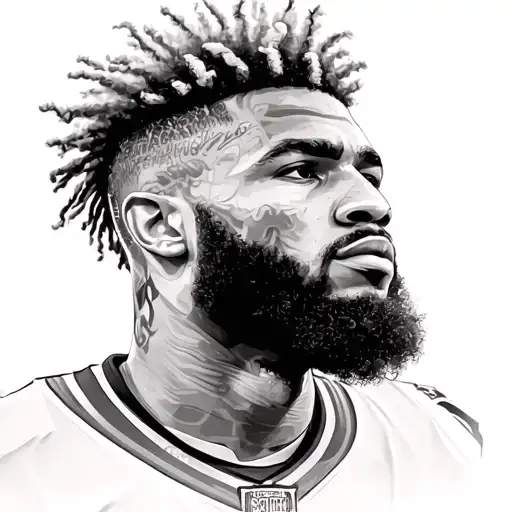 Odell beckham Jr tattoo design idea