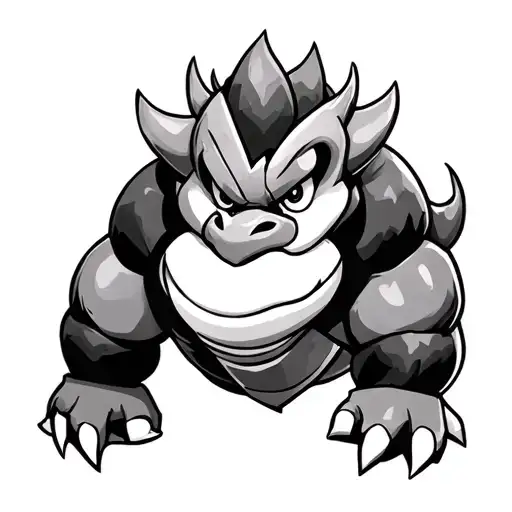 Bowser tattoo design idea